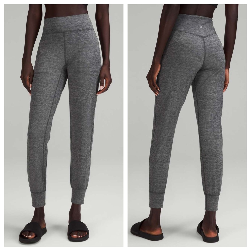 Lululemon Align High-Rise Jogger 27 Space Dye Grey Nulu Pants LW5CZRS Size 4